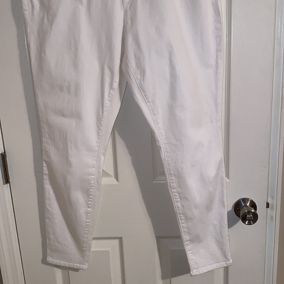 LOFT Plus High Waist Skinny Jeans in White, NWT - Picture 7 of 14
